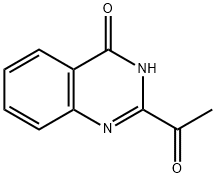 2-乙酰基喹唑啉-4(3H)-酮 结构式