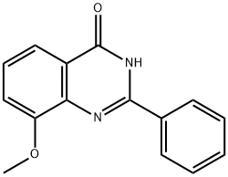 4(1H)-Quinazolinone,  8-methoxy-2-phenyl-  (9CI) 结构式