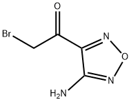 Ethanone, 1-(4-amino-1,2,5-oxadiazol-3-yl)-2-bromo- (9CI) 结构式