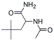 Pentanamide,  2-(acetylamino)-4,4-dimethyl- 结构式