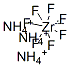 triammonium heptafluorozirconate(3-) 结构式