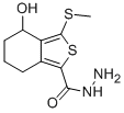 4-HYDROXY-3-(METHYLTHIO)-4,5,6,7-TETRAHYDROBENZO[C]THIOPHENE-1-CARBOHYDRAZI DE 结构式