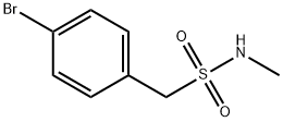 1-(4-溴苯基)-N-甲基甲磺酰胺 结构式