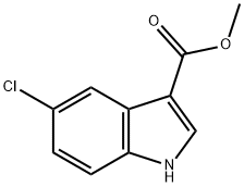 5-氯吲哚-3-羧酸甲酯 结构式