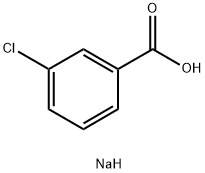 3-氯苯甲酸钠 结构式