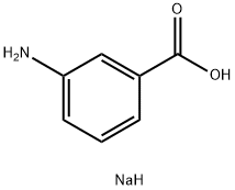 3-氨基苯甲酸钠 结构式