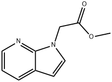 2-(1H-吡咯并[2,3-B]吡啶-1-基)乙酸甲酯 结构式