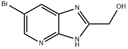 6-溴-3H-咪唑并[4,5-B]嘧啶-2甲醇 结构式