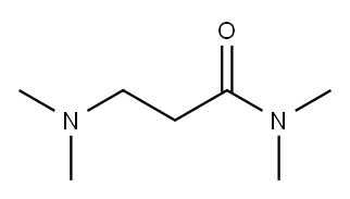 N,N-二甲基-3-二甲基氨基丙酰胺 结构式