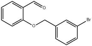 2-(3-溴苄基)氧基苯甲醛 结构式