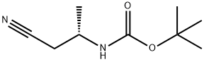 [(2S)-1-氰基-2-丙基]氨基甲酸叔丁酯 结构式