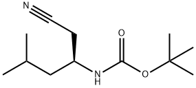 (S)-N-逆丁氧羰基-2-氨基-3-甲基戊烷氰 结构式