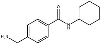 4-(aminomethyl)-N-cyclohexylbenzamide 结构式