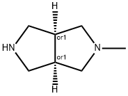顺式-2-甲基六氢吡咯并[3,4-C]吡咯 结构式