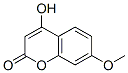 4-Hydroxy-7-Methoxycoumarin 结构式