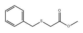 Benzyl(2-methoxy-2-oxoethyl) sulfide 结构式