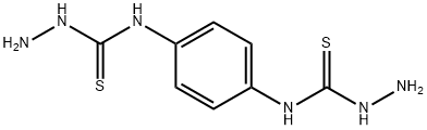 1,4-亚苯基双-3-硫代氨基脲 结构式