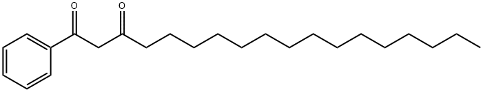 1-苯基-1,3-十八烷二酮 结构式