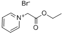 1-(2-乙氧基-2-氧乙基)溴化吡啶 结构式
