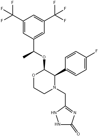 ENT-阿瑞匹坦 结构式