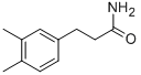 3-(3,4-DIMETHYL-PHENYL)-PROPIONAMIDE 结构式