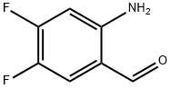 2-氨基-4,5-二氟苯甲醛 结构式