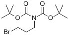 1,3-双(1,1-二甲基乙基)2-(3-溴丙基)亚氨基二碳酸酯 结构式