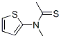 Ethanethioamide,  N-methyl-N-2-thienyl- 结构式