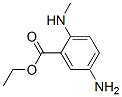 Benzoic acid, 5-amino-2-(methylamino)-, ethyl ester (9CI) 结构式