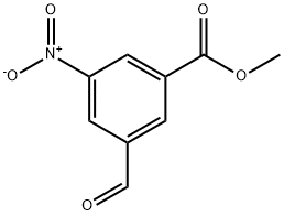 甲基3-甲酰-5-硝基苯 结构式
