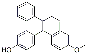 4-(6-METHOXY-2-PHENYL-3,4-DIHYDRONAPHTHALEN-1-YL)PHENOL 结构式