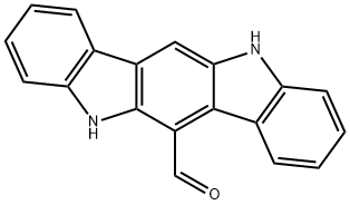 6-甲酰基吲哚并[3,2-B]咔唑 结构式