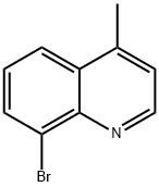 8-溴-4-甲基喹啉 结构式