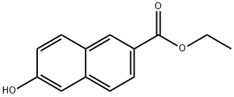 6-羟基-2-萘酸乙酯 结构式