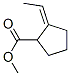 Cyclopentanecarboxylic acid, 2-ethylidene-, methyl ester, (Z)- (9CI) 结构式