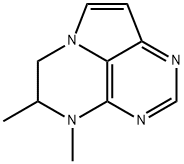 4H-Pyrrolo[3,2,1-de]pteridine,5,6-dihydro-4,5-dimethyl-(9CI) 结构式