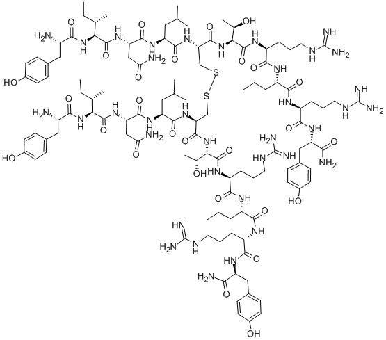 ((CYS31,NVA34)-NEUROPEPTIDE Y (27-36))2 结构式