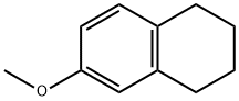 6-甲氧基-1,2,3,4-四氢萘 结构式