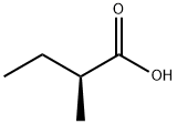 (S)-(+)-2-甲基丁酸 结构式