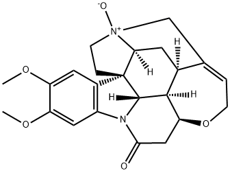 brucine N-oxide hydrate 结构式