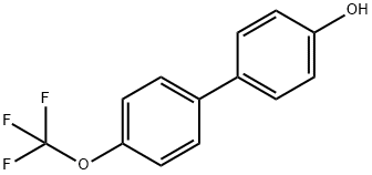 4-(4-三氟甲氧基苯基)苯酚 结构式