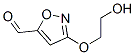 5-Isoxazolecarboxaldehyde, 3-(2-hydroxyethoxy)- (9CI) 结构式