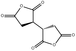 内消旋-丁烷-1,2,3,4-四羧酸二酐 结构式
