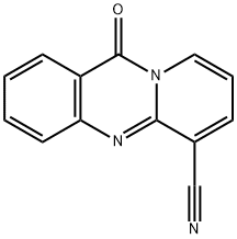 11-OXO-11H-PYRIDO[2,1-B]QUINAZOLINE-6-CARBONITRILE 结构式