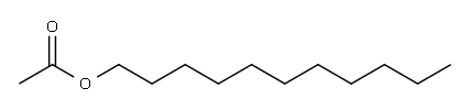 乙酸十一酯 结构式