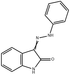 3-(2-phenylhydrazinyl)indol-2-one 结构式