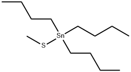 甲硫基三正丁基锡烷 结构式
