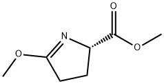 2H-Pyrrole-2-carboxylicacid,3,4-dihydro-5-methoxy-,methylester,(2S)-(9CI) 结构式