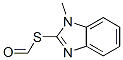 Methanethioic acid, S-(1-methyl-1H-benzimidazol-2-yl) ester (9CI) 结构式