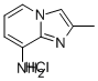 2-甲基咪唑并[1,2-A]吡啶-8-胺盐酸盐 结构式